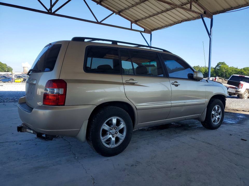 2004 Toyota Highlander VIN JTEGP21A740026674 COPART salvage auction — FRONT END, Ga - Cert Of Title-Salvage, sold $250 on 2026-07-30 (photo 3)