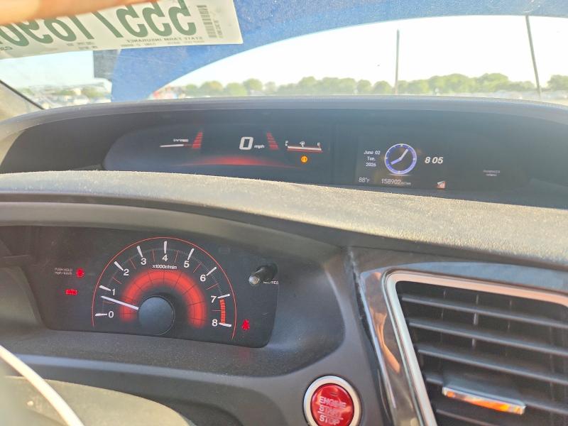 2014 Honda Civic VIN 2HGFG4A50EH702153 COPART salvage auction — SIDE, Tx - Certificate Of Title, sold $1,900 on 2026-07-09 (photo 9)