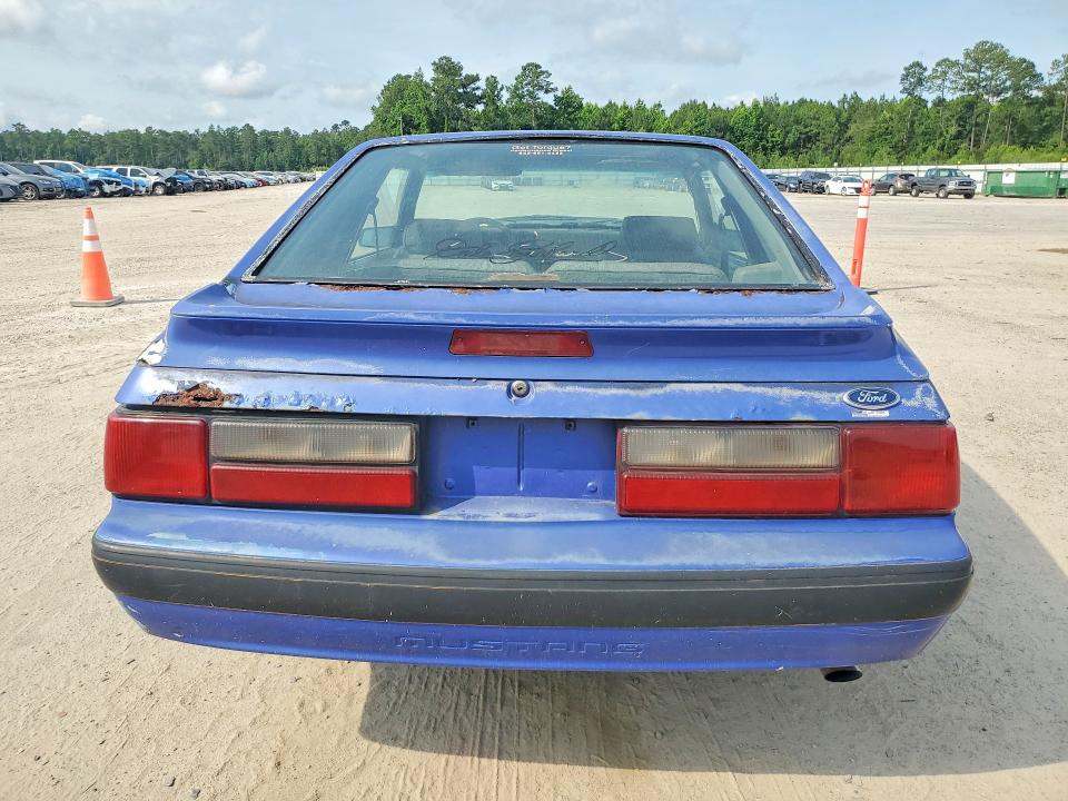 1989 Ford Mustang VIN 1FABP41E9KF187153 COPART salvage auction — MINOR DENT/SCRATCHES, Sc - Certificate Of Title (P), sold $2,600 on 2026-07-08 (photo 6)