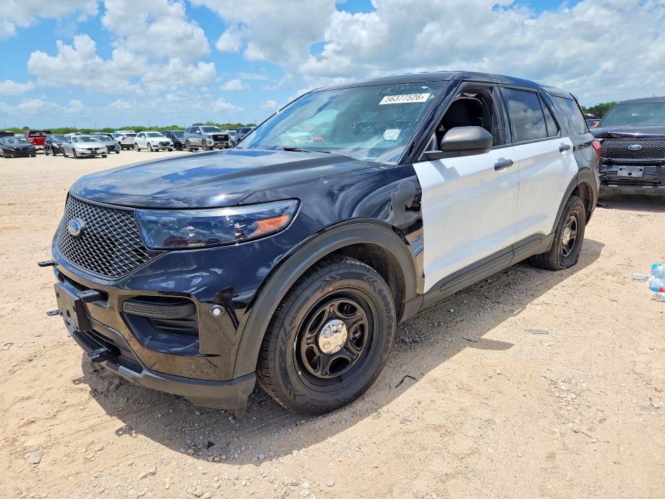 2022 Ford Explorer VIN 1FM5K8AB9NGA58133 COPART salvage auction — REAR END, Tx - Salvage Vehicle Title, sold $4,950 on 2026-07-02 (photo 1)