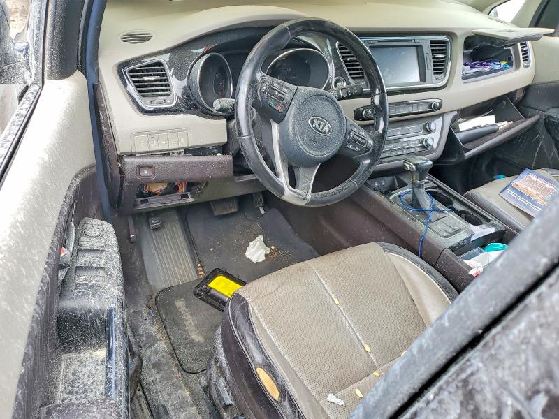 2017 Kia SEDONA VIN KNDME5C13H6272006 COPART salvage auction — Burn Engine, Pa - Certificate Of Salvage, sold $175 on 2026-07-31 (photo 8)