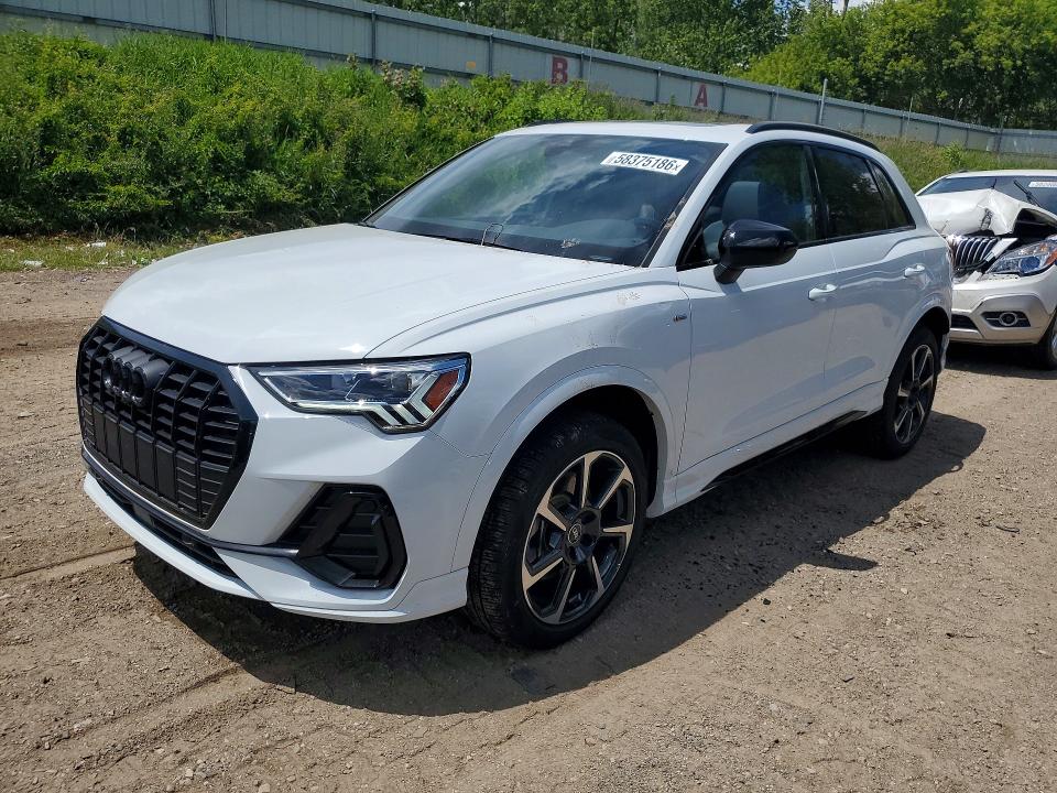 2025 Audi Q3 VIN WA1EECF35S1108244 — COPART salvage auction photo