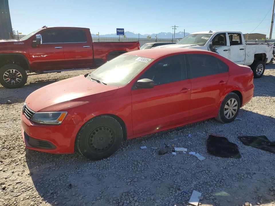 2014 Volkswagen Jetta VIN 3VW2K7AJ1EM407605 COPART salvage auction — MINOR DENT/SCRATCHES, UT - CERTIFICATE OF TITLE, sold $975 on 2026-07-10 (photo 1)