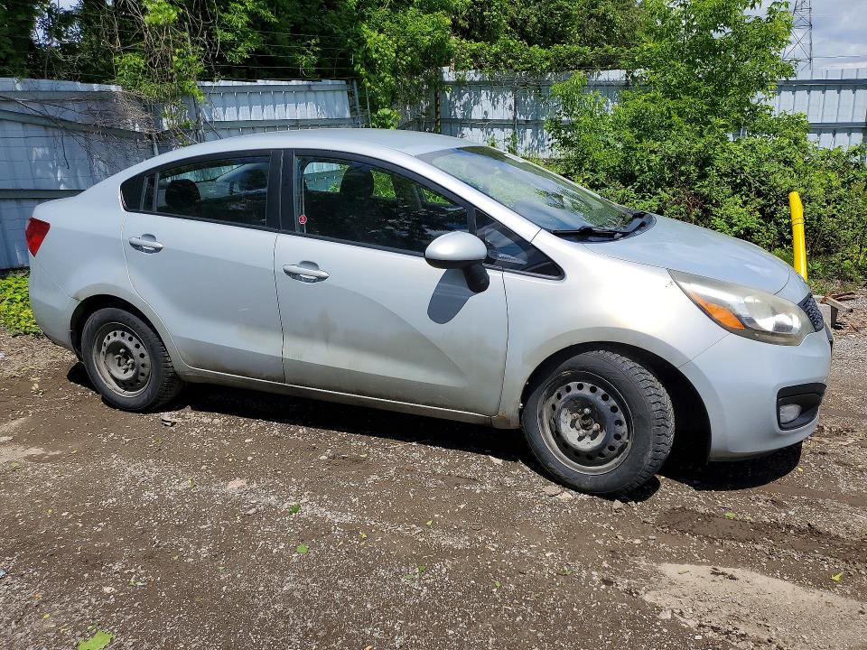 2013 Kia Rio VIN KNADM4A38D6100336 COPART salvage auction — UNDERCARRIAGE, On - Permit No Brand - Unfit, sold $250 on 2026-07-02 (photo 4)