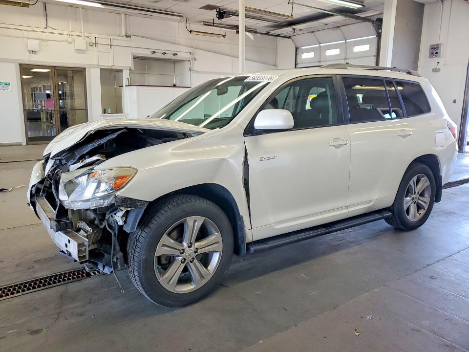 2008 Toyota Highlander VIN JTEES43A482108645 COPART salvage auction — FRONT END, WA - BILL OF SALE, sold $875 on 2026-07-31 (photo 1)