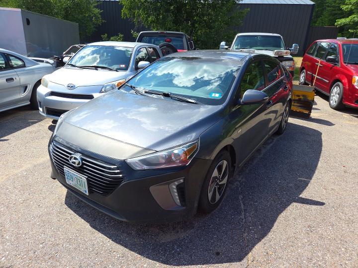 2018 Hyundai Ioniq VIN KMHC75LC6JU073925 COPART salvage auction — MINOR DENT/SCRATCHES, Nh - Certificate Of Title (P), sold $800 on 2026-07-06 (photo 2)