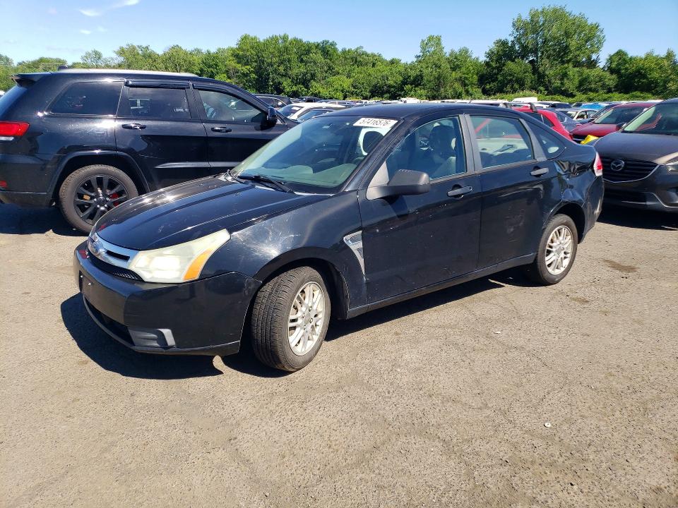 2008 Ford Focus VIN 1FAHP35NX8W206770 COPART salvage auction — SIDE, CT - CERT OF TITLE-SALVAGE, sold $475 on 2026-07-02 (photo 1)