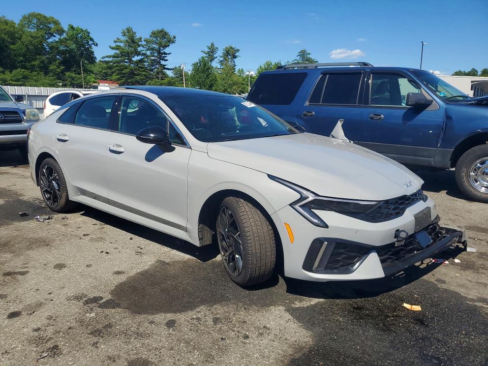 2025 Kia K5 VIN KNAG64J72S5328233 COPART salvage auction — FRONT END, Ct - Cert Of Title-Salvage, sold $7,200 on 2026-07-30 (photo 4)
