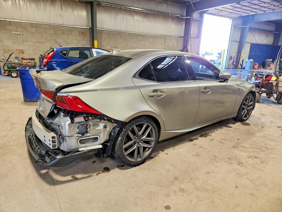 2017 Lexus Is VIN JTHCM1D26H5020611 COPART salvage auction — REAR END, Pa - Cert Of Salvage-W=Flood Veh, sold $6,500 on 2026-07-15 (photo 3)
