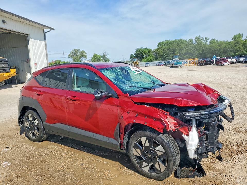 2025 Hyundai Kona VIN KM8HB3AB4SU340287 COPART salvage auction — FRONT END, Az - Cert Of Title - Salvage (P), sold $2,600 on 2026-07-13 (photo 4)