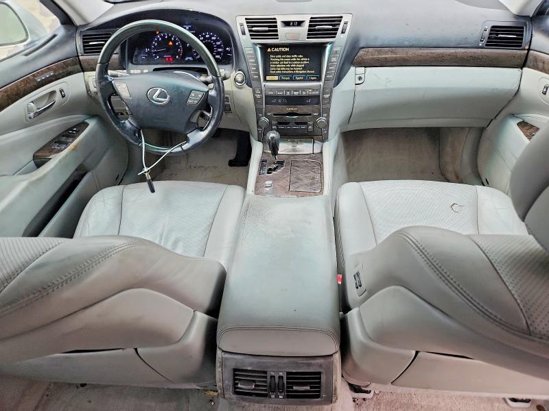 2007 Lexus Ls 460 VIN JTHBL46F075029397 COPART salvage auction — REAR END, Tx - Certificate Of Title (P), sold $1,950 on 2026-07-09 (photo 8)