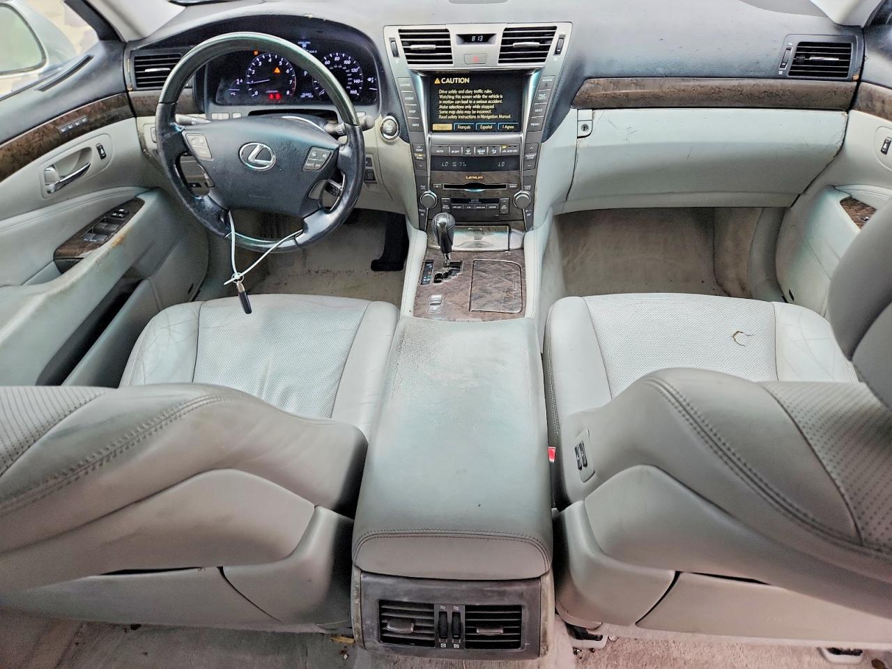 2007 Lexus LS 460 VIN JTHBL46F075029397 COPART salvage auction — Rear End, TX - CERTIFICATE OF TITLE (P), sold $1,950 on 2026-07-02 (photo 8)