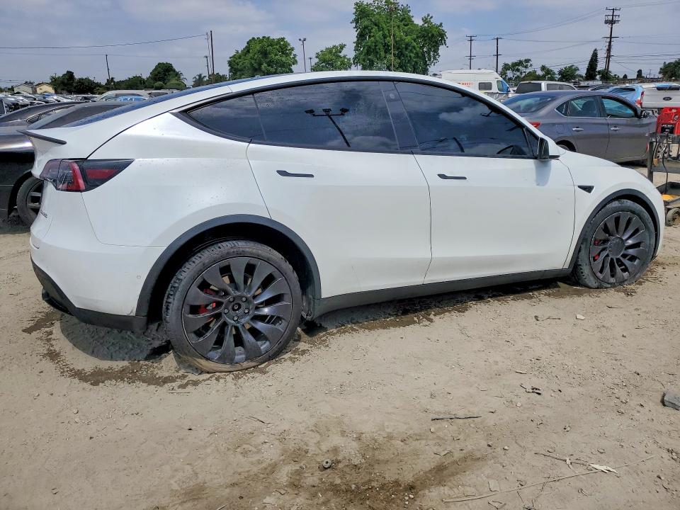 2022 Tesla Model y VIN 7SAYGDEE1NF355362 COPART salvage auction — FRONT END, Ca - Salvage Certificate, sold $9,500 on 2026-07-27 (photo 3)