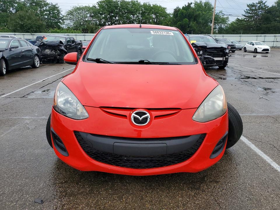 2013 Mazda 2 VIN JM1DE1KY5D0154995 COPART salvage auction — REAR END, Oh - Certificate Of Title, sold $875 on 2026-07-10 (photo 5)
