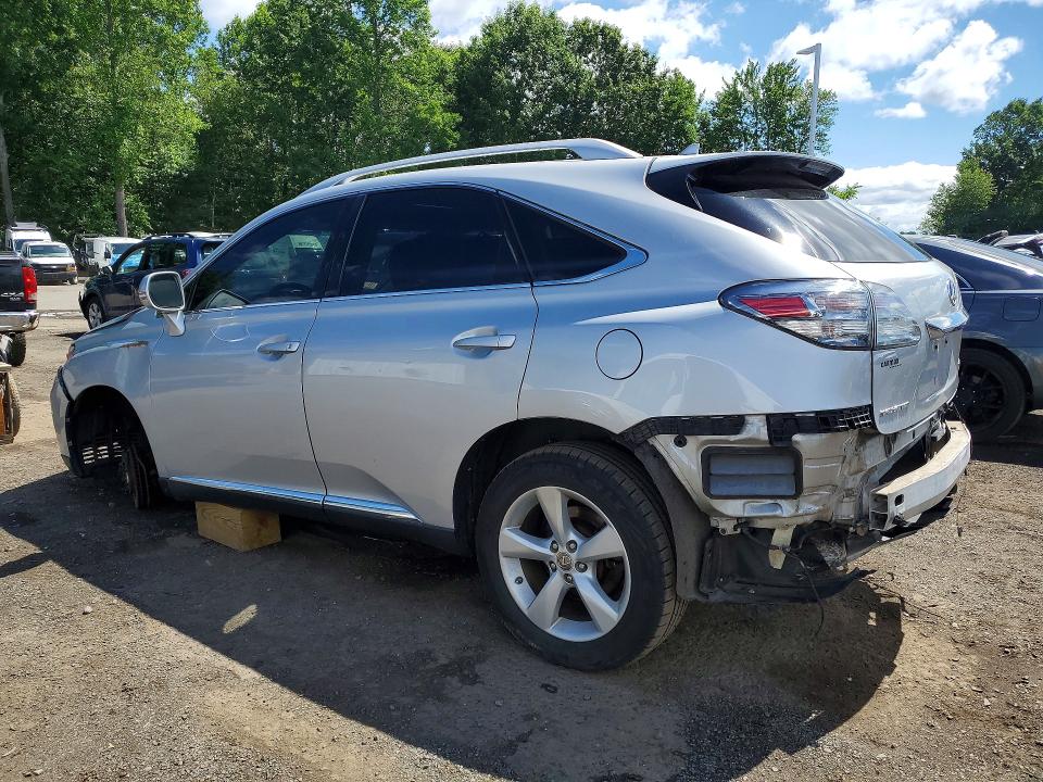 2012 Lexus Rx 350 VIN 2T2BK1BA1CC129983 COPART salvage auction — FRONT END, MA - CERTIFICATE OF TITLE, sold $2,600 on 2026-07-09 (photo 2)