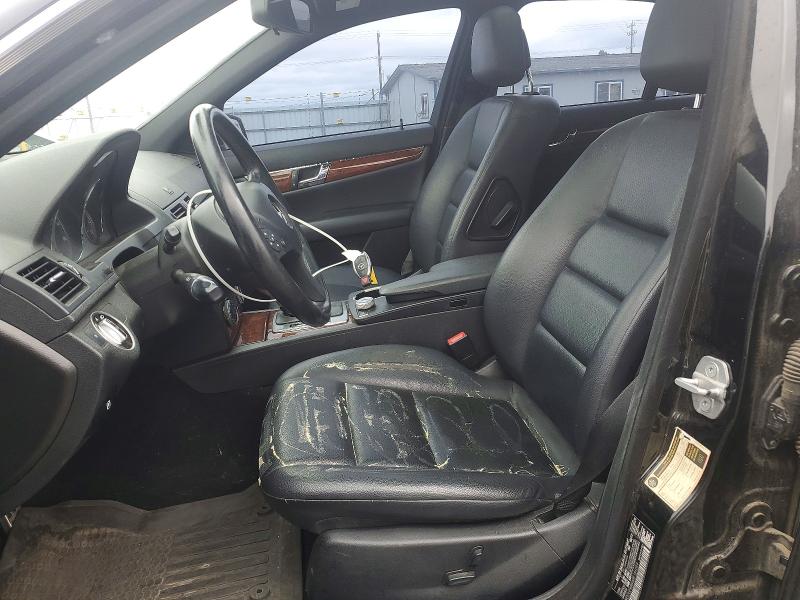 2011 Mercedes-benz C class VIN WDDGF8BB9BR184059 COPART salvage auction — FRONT END, WA - BILL OF SALE, sold $375 on 2026-07-08 (photo 7)