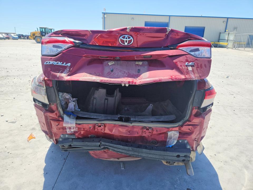 2022 Toyota Corolla VIN 5YFEPMAE8NP390345 COPART salvage auction — REAR END, Tx - Salvage Vehicle Title, sold $3,650 on 2026-07-17 (photo 6)