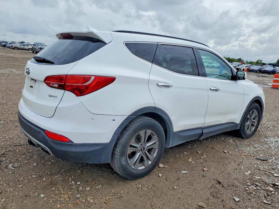 2016 Hyundai Santa fe VIN 5XYZU3LB9GG355831 COPART salvage auction — FRONT END, Tx - Salvage Vehicle Title, sold $2,250 on 2026-07-02 (photo 3)
