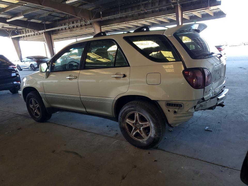 2000 Lexus Rx 300 VIN JT6GF10U7Y0075349 COPART salvage auction — REAR END, CA - SALVAGE CERTIFICATE, sold $625 on 2026-07-09 (photo 2)