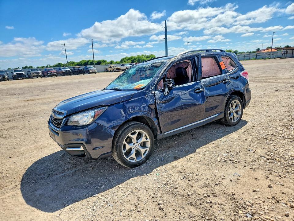 2018 Subaru Forester VIN JF2SJAWC7JH542214 COPART salvage auction — ALL OVER, Tx - Salvage Vehicle Title, sold $200 on 2026-07-29 (photo 1)