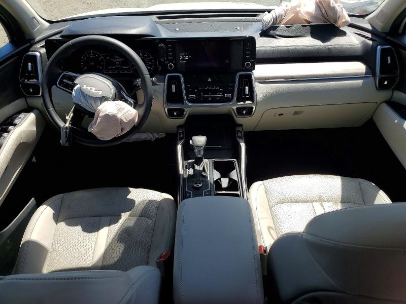 2023 Kia Sorento VIN 5XYRLDLC6PG228343 COPART salvage auction — FRONT END, Salvage Title, sold $8,800 on 2026-08-21 (photo 8)