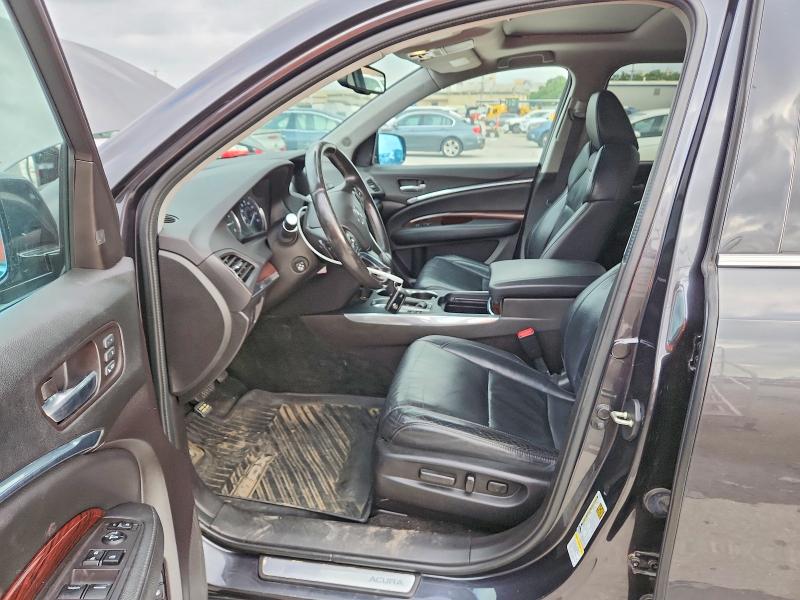 2015 Acura Mdx VIN 5FRYD4H46FB020381 COPART salvage auction — NORMAL WEAR, La - Certificate Of Title, sold $3,300 on 2026-07-02 (photo 7)