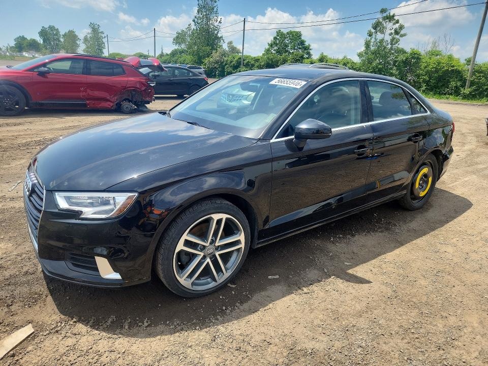 2017 Audi A3 VIN WAUE8GFF5H1023540 COPART salvage auction — SIDE, Qc - Gravement Accidente, sold $6,000 on 2026-07-07 (photo 1)