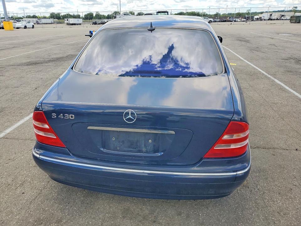 2000 Mercedes-benz S class VIN WDBNG70J1YA086877 COPART salvage auction — MINOR DENT/SCRATCHES, Oh - Certificate Of Title, sold $500 on 2026-07-06 (photo 6)
