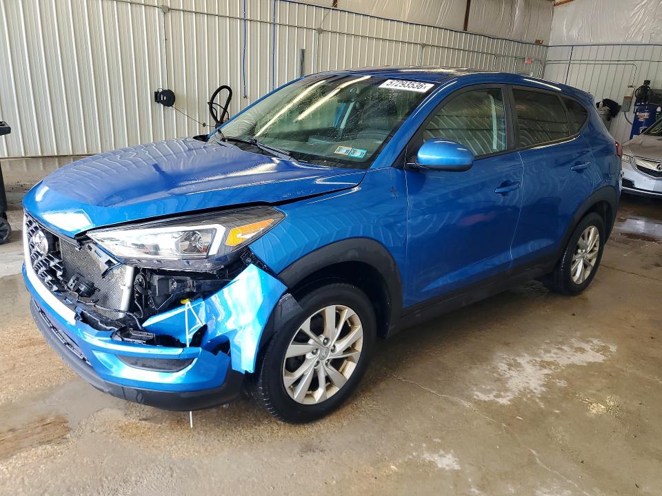 2019 Hyundai Tucson VIN KM8J2CA45KU894828 COPART salvage auction — FRONT END, Pa - Certificate Of Salvage, sold $3,650 on 2026-07-15 (photo 1)