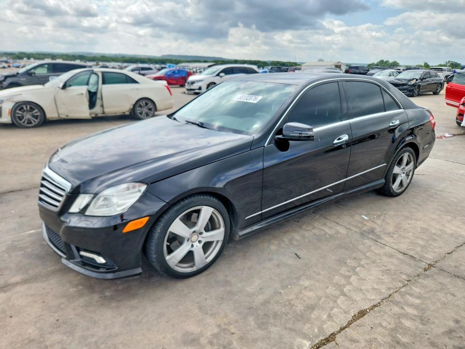 2011 Mercedes-benz E-klasse VIN WDDHF5GB6BA307732 COPART salvage auction — SIDE, Tx - Bonded Title - Salvage, sold $1,200 on 2026-08-03 (photo 1)