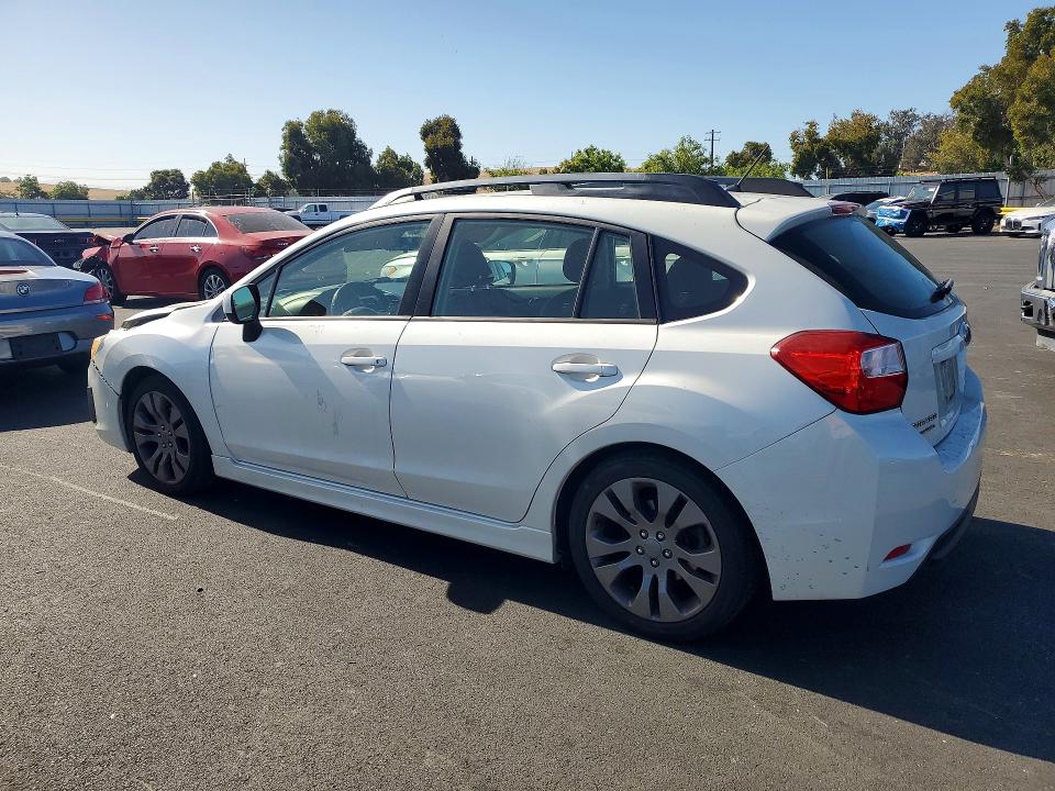 2014 Subaru Impreza VIN JF1GPAR67E8302827 COPART salvage auction — FRONT END, CA - SALVAGE CERTIFICATE, sold $1,600 on 2026-07-13 (photo 2)