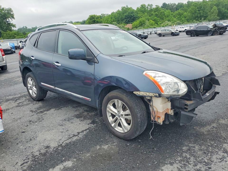 2013 Nissan Rogue VIN JN8AS5MV5DW134365 COPART salvage auction — FRONT END, Pa - Certificate Of Salvage, sold $550 on 2026-07-07 (photo 4)