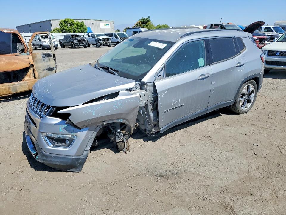 2021 Jeep Compass VIN 3C4NJCCB4MT573476 COPART salvage auction — FRONT END, Ca - Lien Papers-Clean Or Ac, sold $1,950 on 2026-07-17 (photo 1)