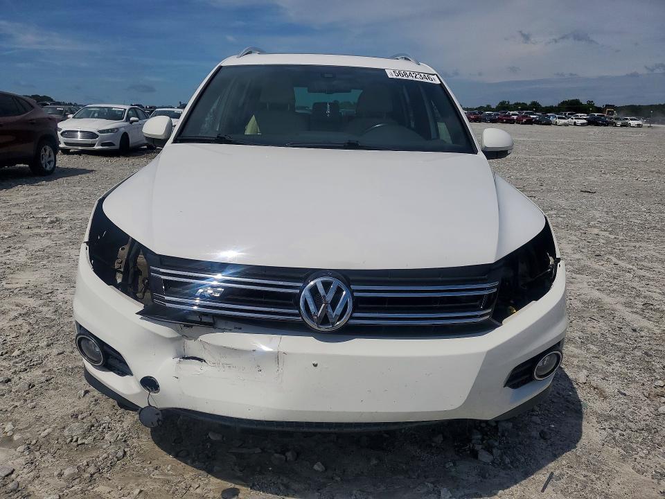 2014 Volkswagen Tiguan VIN WVGAV3AXXEW028827 COPART salvage auction — FRONT END, Ga - Cert Of Title-Salvage, sold $1,700 on 2026-07-27 (photo 5)