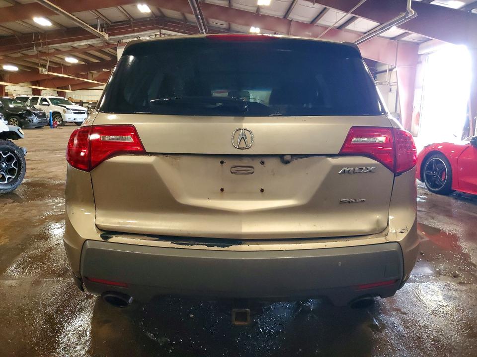 2008 Acura Mdx VIN 2HNYD28328H529050 COPART salvage auction — FRONT END, Mi - Cert Of Title-Rebuilt Salvage, sold $200 on 2026-07-31 (photo 6)