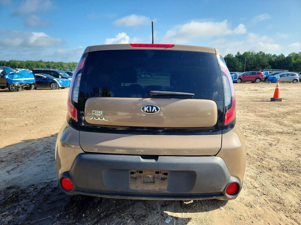 2016 Kia Soul VIN KNDJN2A25G7304993 COPART salvage auction — FRONT END, Ga - Cert Of Title-Salvage, sold $1,050 on 2026-07-31 (photo 6)