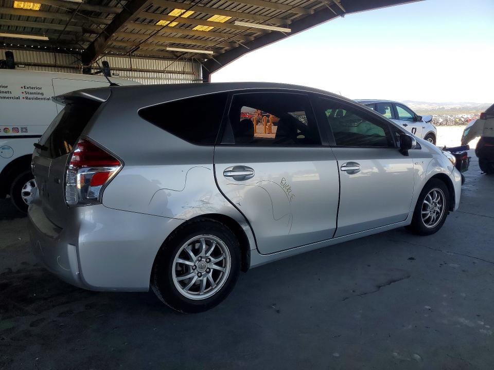 2017 Toyota Prius v VIN JTDZN3EU0HJ070285 COPART salvage auction — SIDE, Ca - Salvage Certificate, sold $2,600 on 2026-07-09 (photo 3)