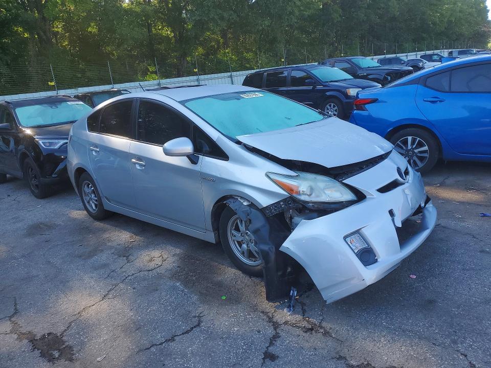2010 Toyota Prius VIN JTDKN3DUXA0133410 COPART salvage auction — FRONT END, GA - CERT OF TITLE-SALVAGE, sold $1,650 on 2026-07-10 (photo 4)