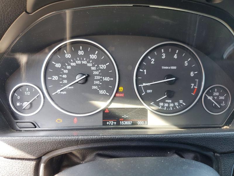 2013 BMW 3er VIN WBA3A5C52DF354309 COPART salvage auction — REAR END, Ca - Salvage Certificate, sold $725 on 2026-07-02 (photo 9)
