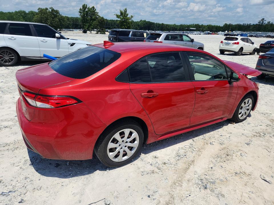 2020 Toyota VIN JTDEPRAE9LJ056534 COPART salvage auction — FRONT END, Ga - Cert Of Title-Salvage, sold $3,200 on 2026-07-08 (photo 3)