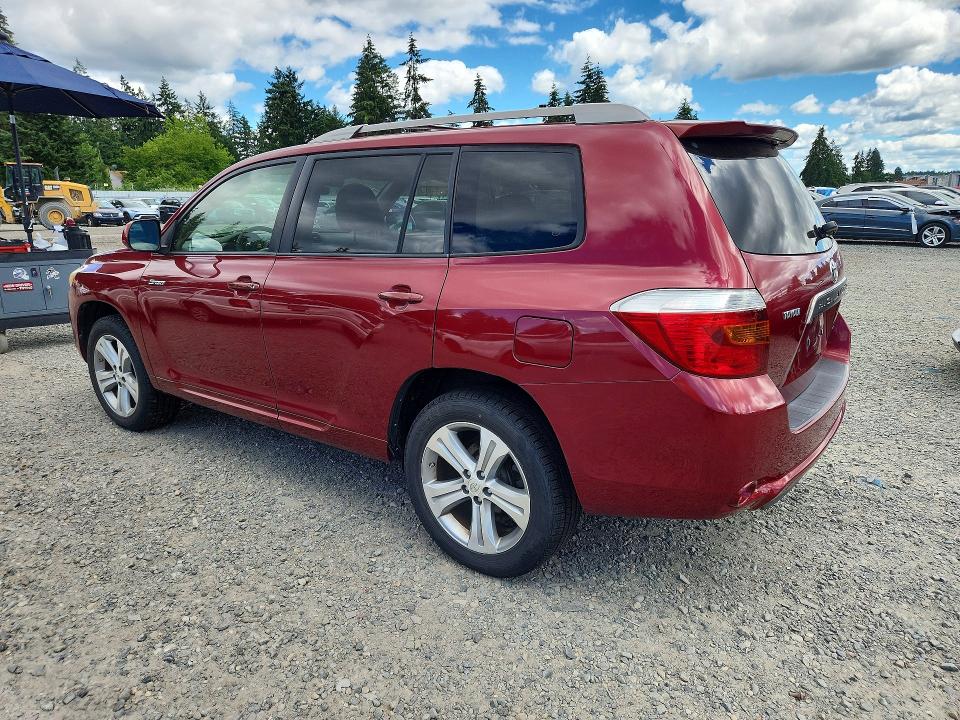 2008 Toyota Highlander VIN JTEES43A882046571 COPART salvage auction — NORMAL WEAR, Wa - Vehicle Cert Of Ownership-Titl, sold $1,500 on 2026-07-10 (photo 2)