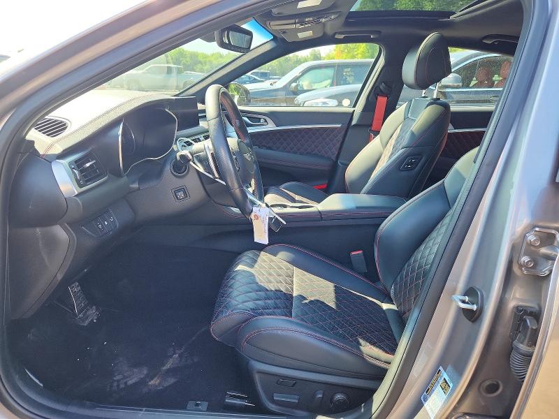 2023 Genesis G70 VIN KMTG54TE3PU130938 COPART salvage auction — REAR END, Salvage Title, sold $7,700 on 2026-07-28 (photo 7)