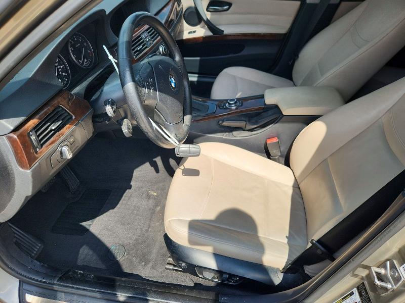 2011 BMW 3er VIN WBAPH7G51BNM58375 COPART salvage auction — REAR END, Tx - Salvage Vehicle Title, sold $1,200 on 2026-07-30 (photo 7)