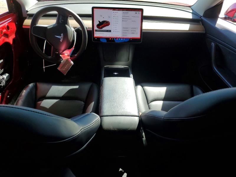2021 Tesla Model 3 VIN 5YJ3E1EB3MF853014 COPART salvage auction — FRONT END, CA - SALVAGE CERTIFICATE, sold $8,200 on 2026-07-09 (photo 8)