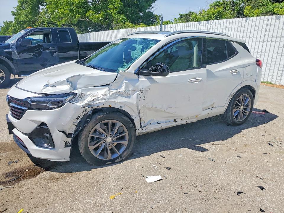 2022 Buick Encore VIN KL4MMFSL9NB016087 COPART salvage auction — FRONT END, Mo - Salvage Certificate Of Title, sold $2,300 on 2026-07-24 (photo 1)