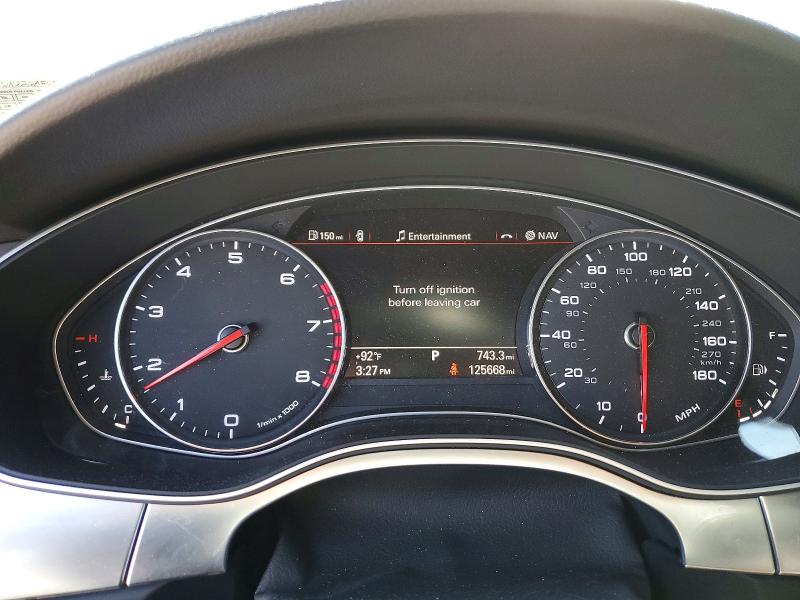 2014 Audi A7 VIN WAU2GAFC5EN112702 COPART salvage auction — FRONT END, PA - CERTIFICATE OF SALVAGE, sold $3,050 on 2026-07-20 (photo 9)