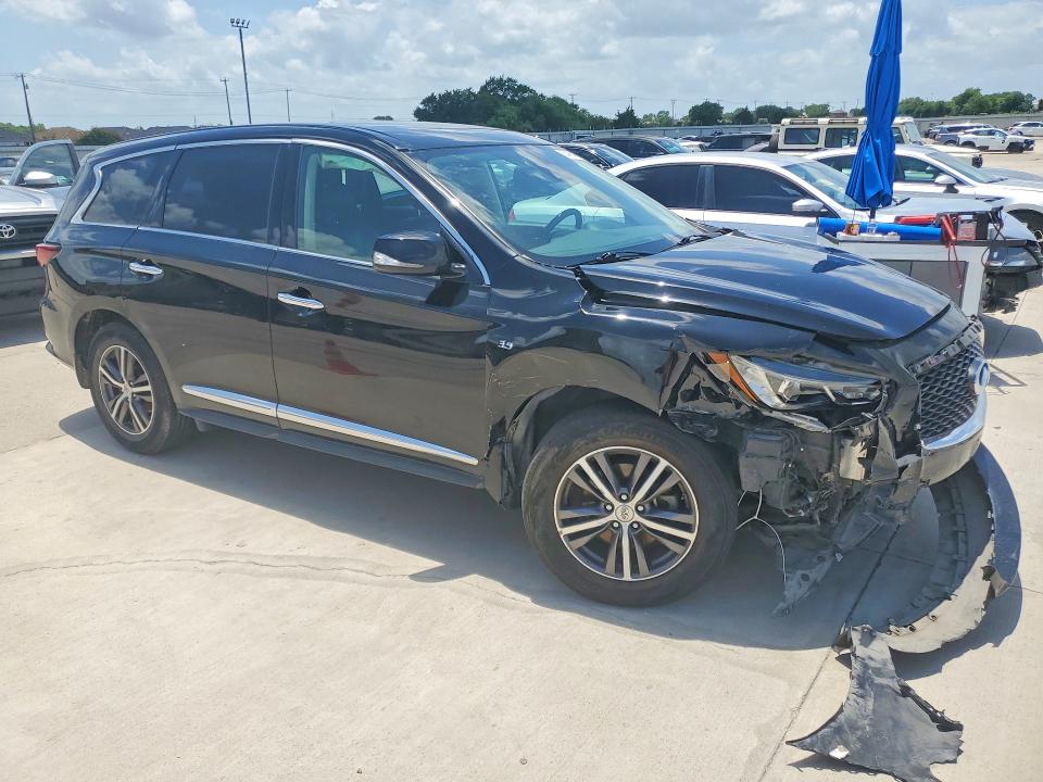 2019 Infiniti Qx60 VIN 5N1DL0MN5KC534249 COPART salvage auction — FRONT END, Tx - Certificate Of Title, sold $2,000 on 2026-07-09 (photo 4)