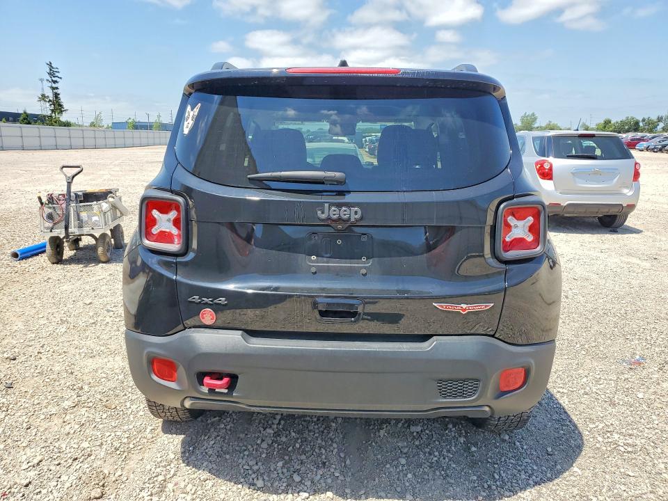2018 Jeep Renegade VIN ZACCJBCB4JPJ01053 COPART salvage auction — FRONT END, Ia - Cert Of Title-Salvage Title, sold $90 on 2026-07-29 (photo 6)