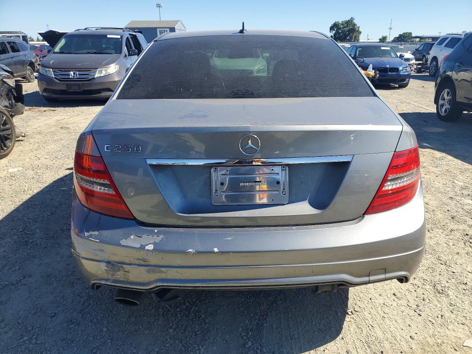 2013 Mercedes-benz C-klasse VIN WDDGF4HB2DR274222 COPART salvage auction — FRONT END, Ca - Salvage Certificate, sold $450 on 2026-07-23 (photo 6)