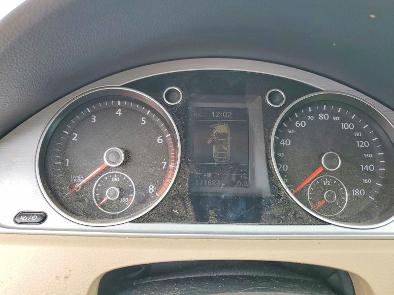 2013 Volkswagen Passat cc VIN WVWBN7AN1DE565220 COPART salvage auction — FRONT END, Salvage Title, sold $100 on 2026-09-15 (photo 9)